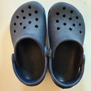 CROCS Navy Sandals with Heel Strap